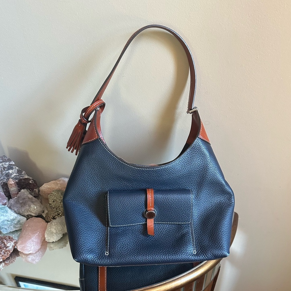 Dooney & Bourke Navy Shoulder Bag